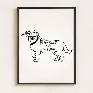 Poster System change not climate change