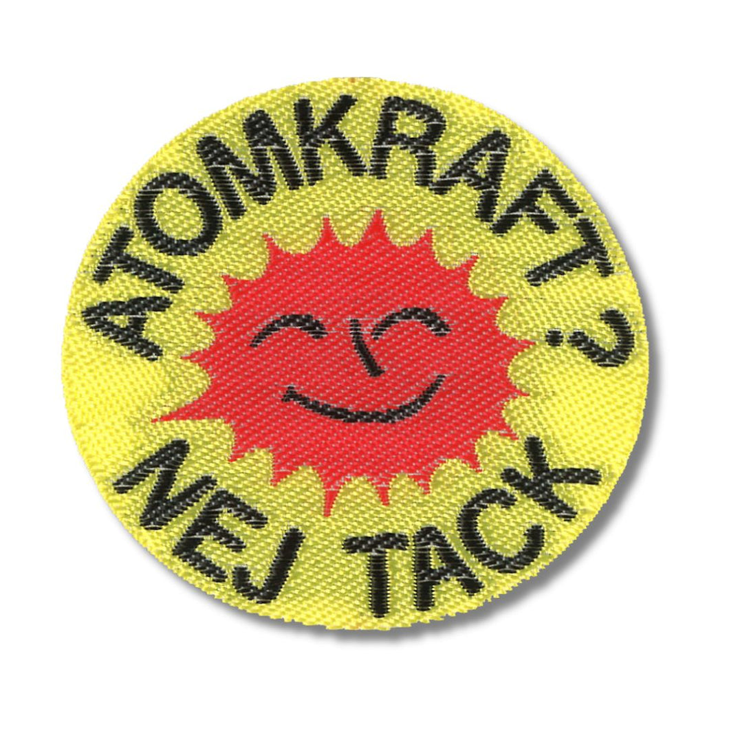 Tygmärke Original 1980 ATOMKRAFT? NEJ TACK